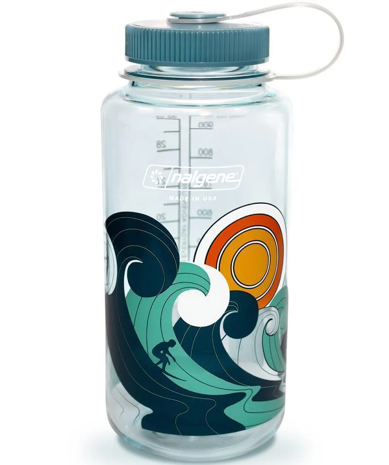 Retro Wide Mouth Loop Top Bottle - 1L / 32oz - Image 5
