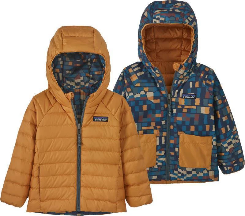 Reversible Down Sweater Hoody - Baby - Image 6