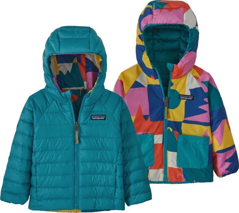 Reversible Down Sweater Hoody - Baby - Image 9