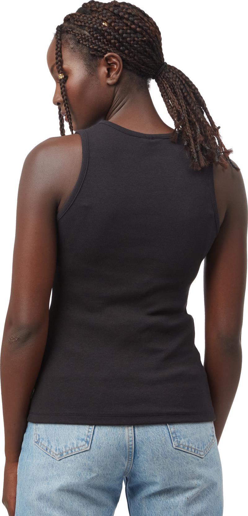 Rib High Neck Tank - Womens - Image 2