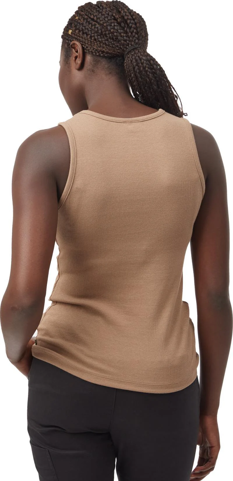 Rib High Neck Tank - Womens - Image 7