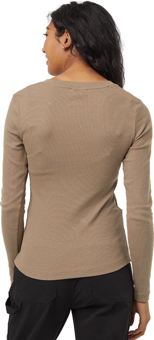 Rib Snap Placket Henley - Womens - Image 5