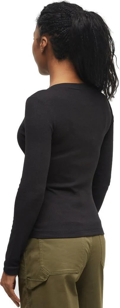 Rib Snap Placket Henley - Womens - Image 8