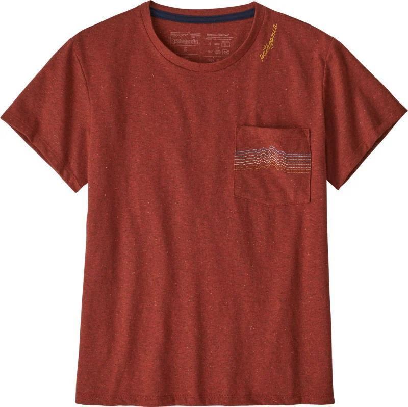 Ridge Rise Stripe Pocket Responsibili-Tee - Womens - Image 10