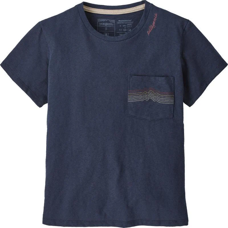 Ridge Rise Stripe Pocket Responsibili-Tee - Womens - Image 11