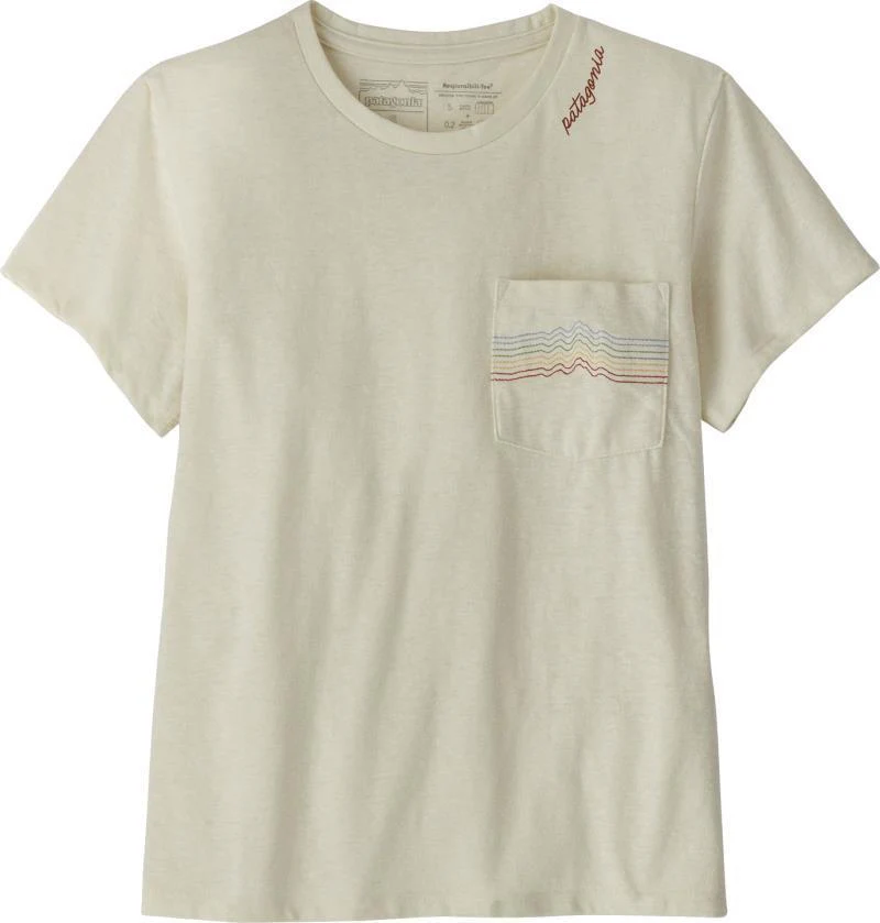 Ridge Rise Stripe Pocket Responsibili-Tee - Womens - Image 12