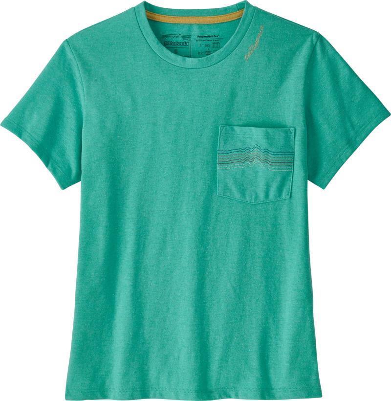 Ridge Rise Stripe Pocket Responsibili-Tee - Womens - Image 4