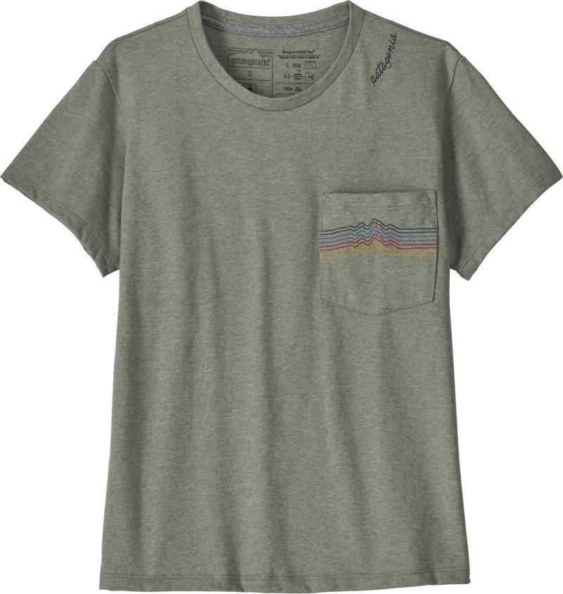 Ridge Rise Stripe Pocket Responsibili-Tee - Womens - Image 6