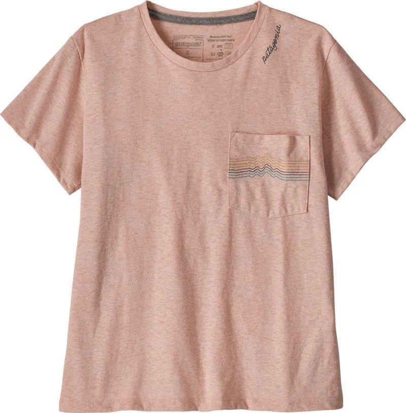 Ridge Rise Stripe Pocket Responsibili-Tee - Womens - Image 8