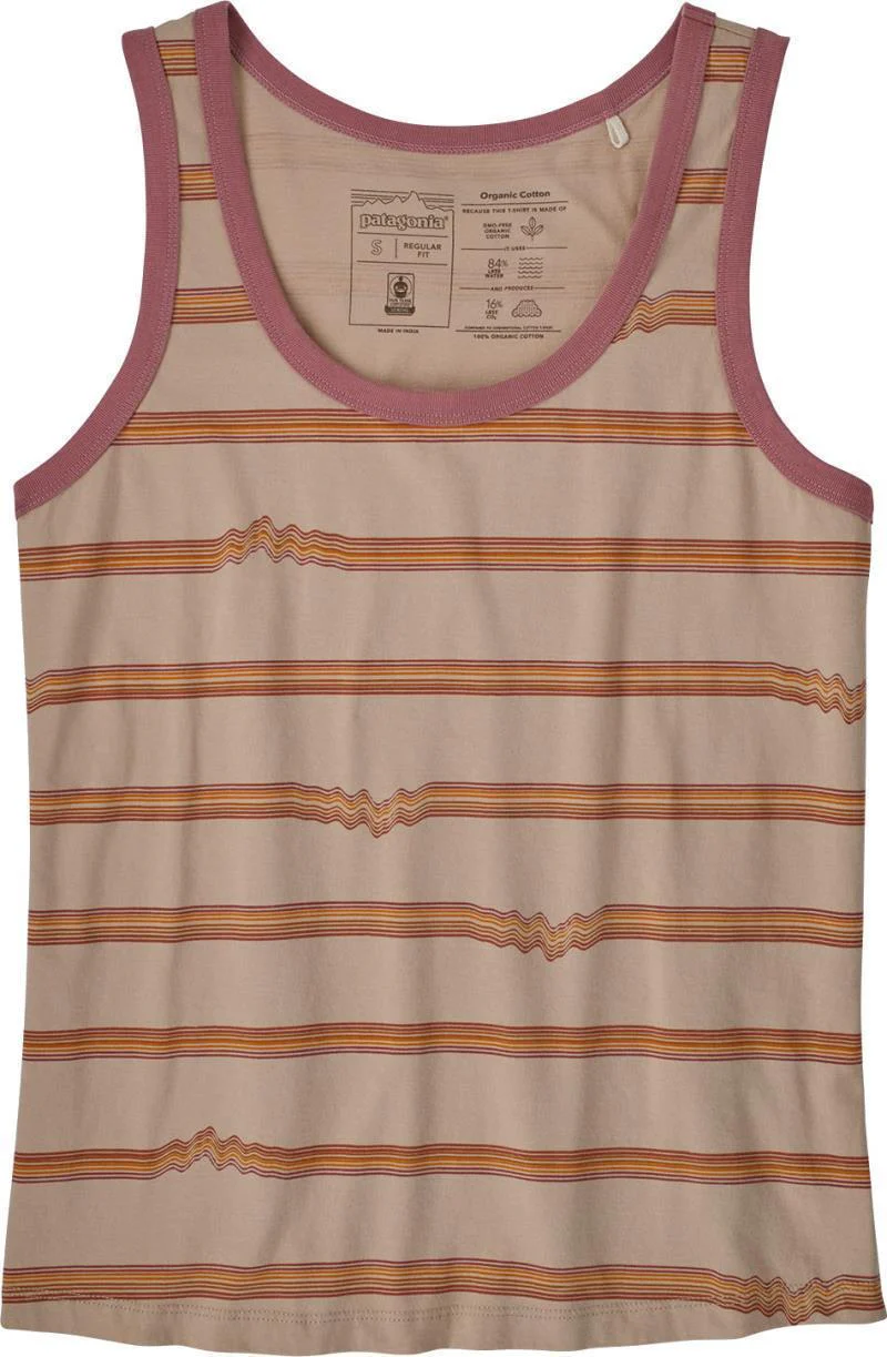 Ridge Rise Stripe Repeat Organic Tank - Womens
