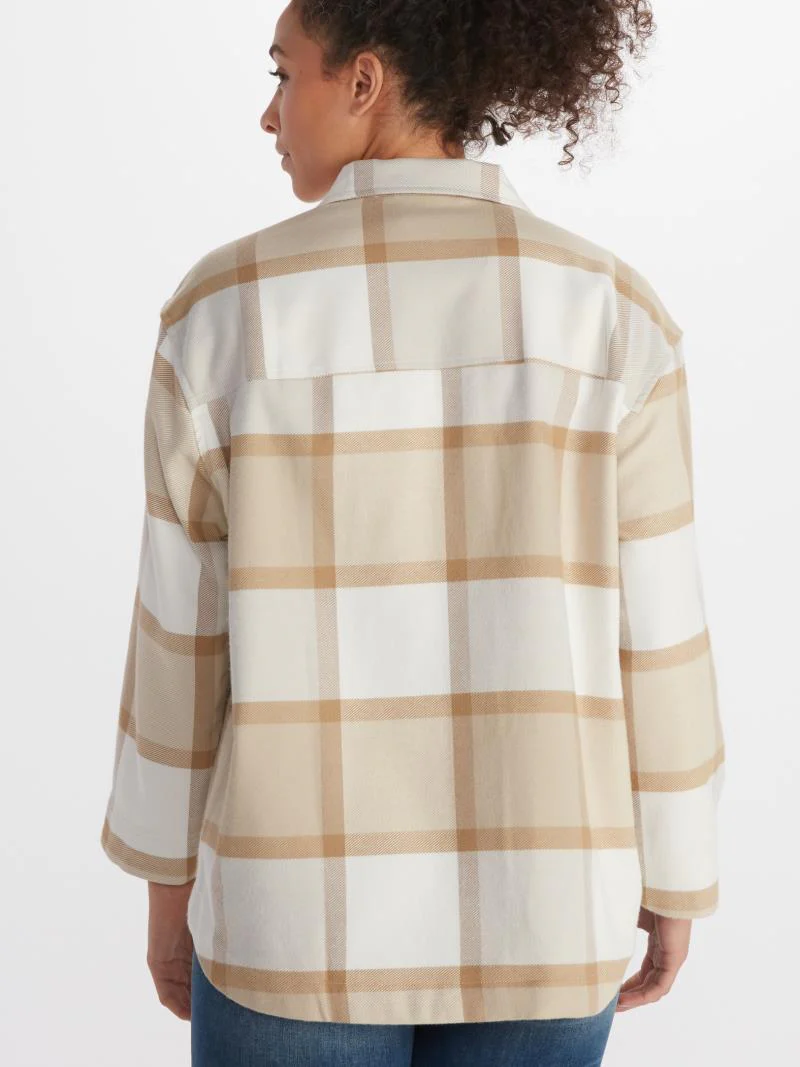 Ridgefield Heavyweight Flannel Overshirt LS - Womens - Image 10