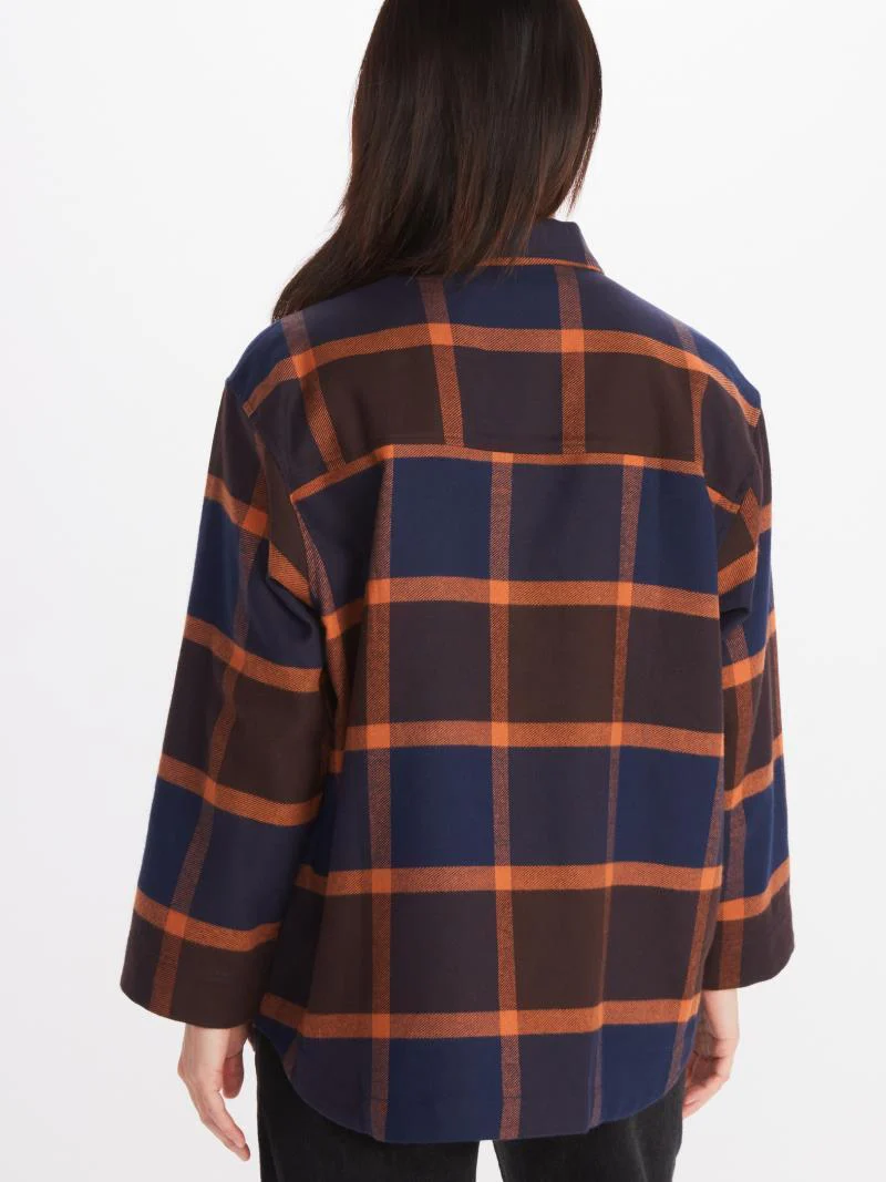 Ridgefield Heavyweight Flannel Overshirt LS - Womens - Image 2