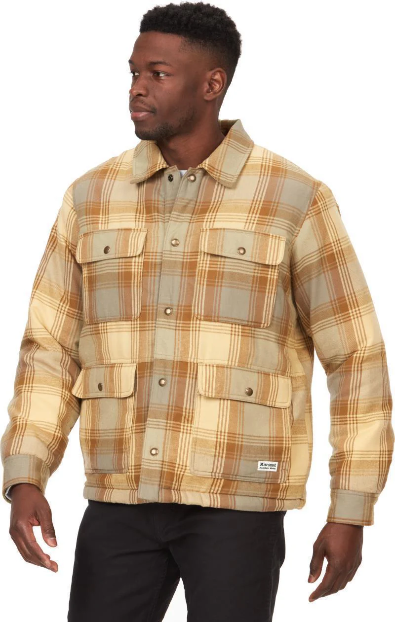 Ridgefield Sherpa Flannel Shirt Jacket - Mens
