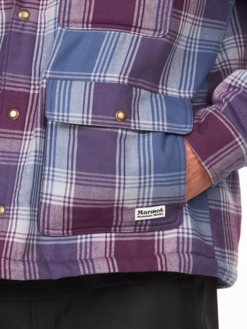 Ridgefield Sherpa Flannel Shirt Jacket - Mens - Image 12