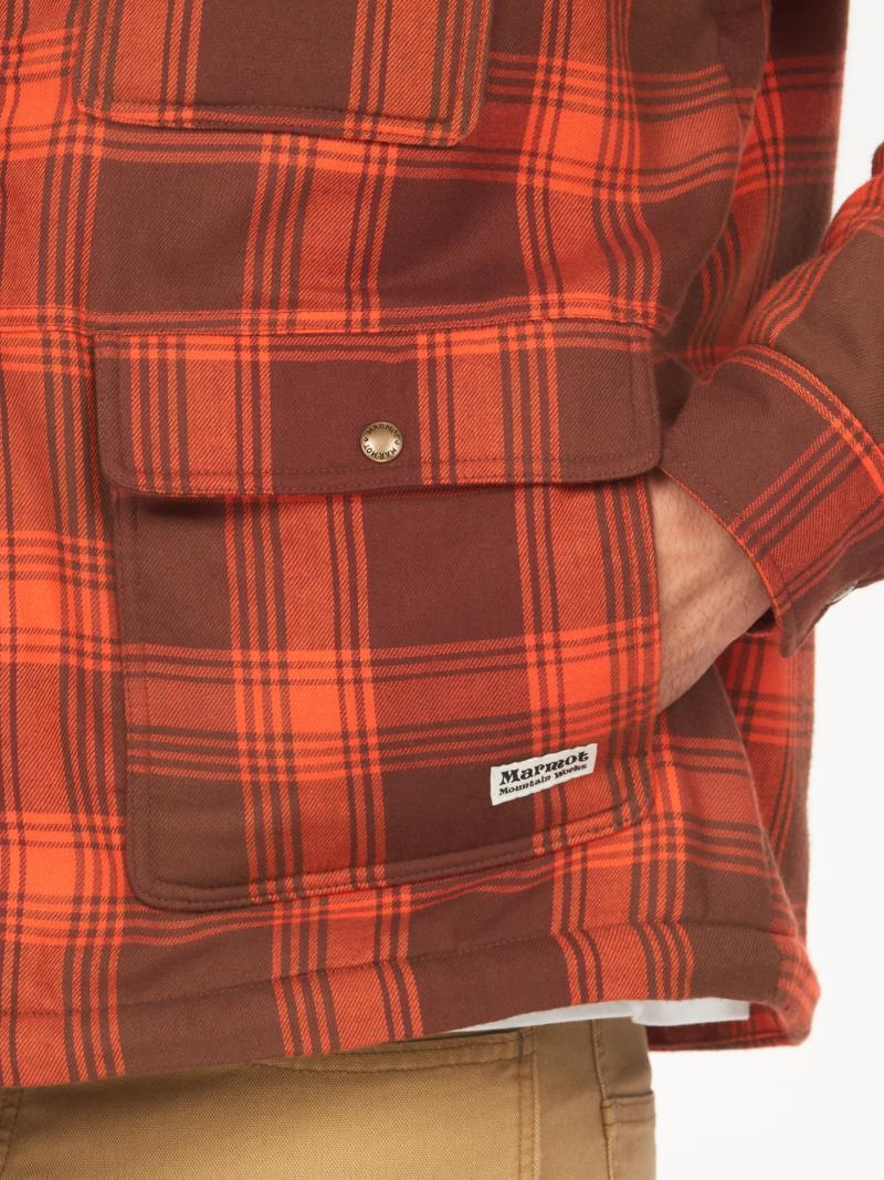 Ridgefield Sherpa Flannel Shirt Jacket - Mens - Image 8