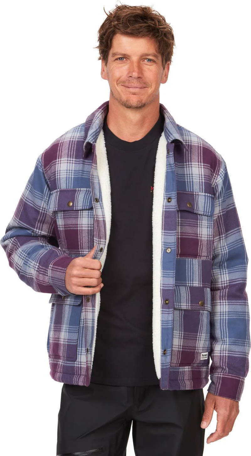 Ridgefield Sherpa Flannel Shirt Jacket - Mens - Image 9
