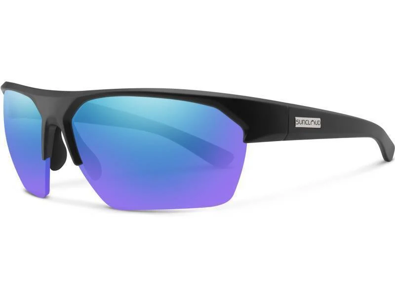 Rival - Matte Black Frame, Polarized Blue Mirror Lens