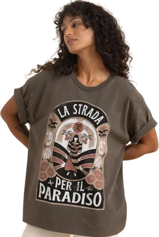 Road to Paradise Oversized Tee - Womens