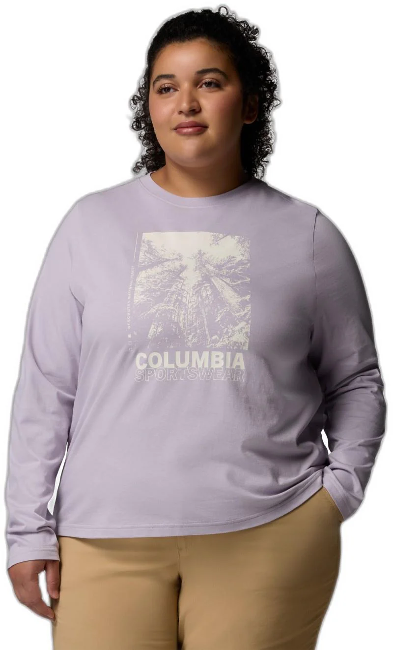 Rolling Bend Graphic LS Crew, Extended - Womens - Image 10