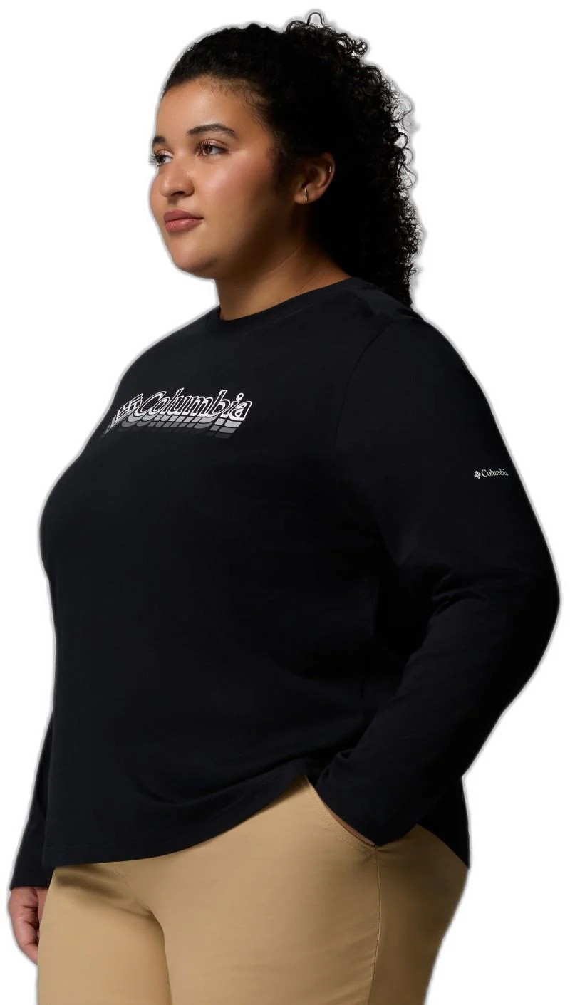 Rolling Bend Graphic LS Crew, Extended - Womens - Image 3