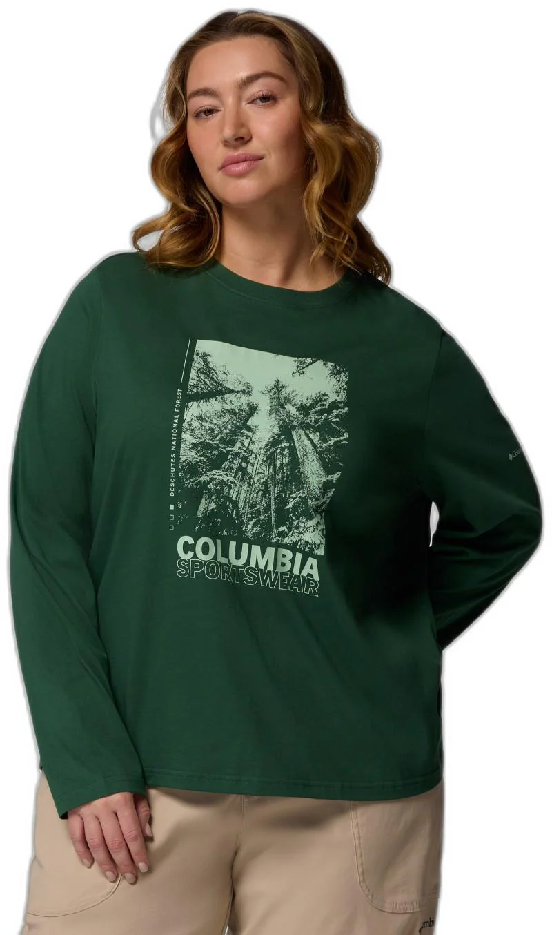 Rolling Bend Graphic LS Crew, Extended - Womens - Image 4