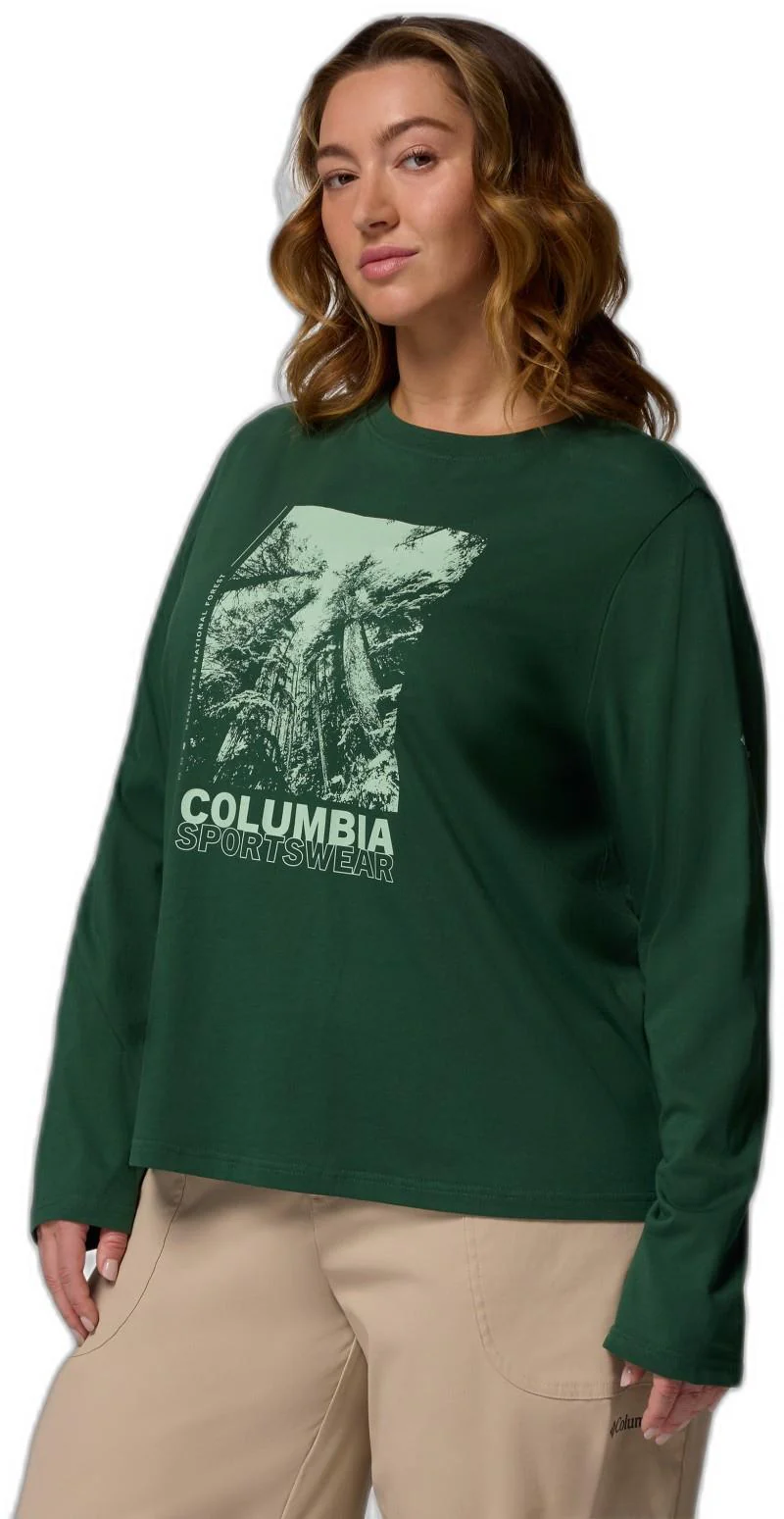 Rolling Bend Graphic LS Crew, Extended - Womens - Image 6