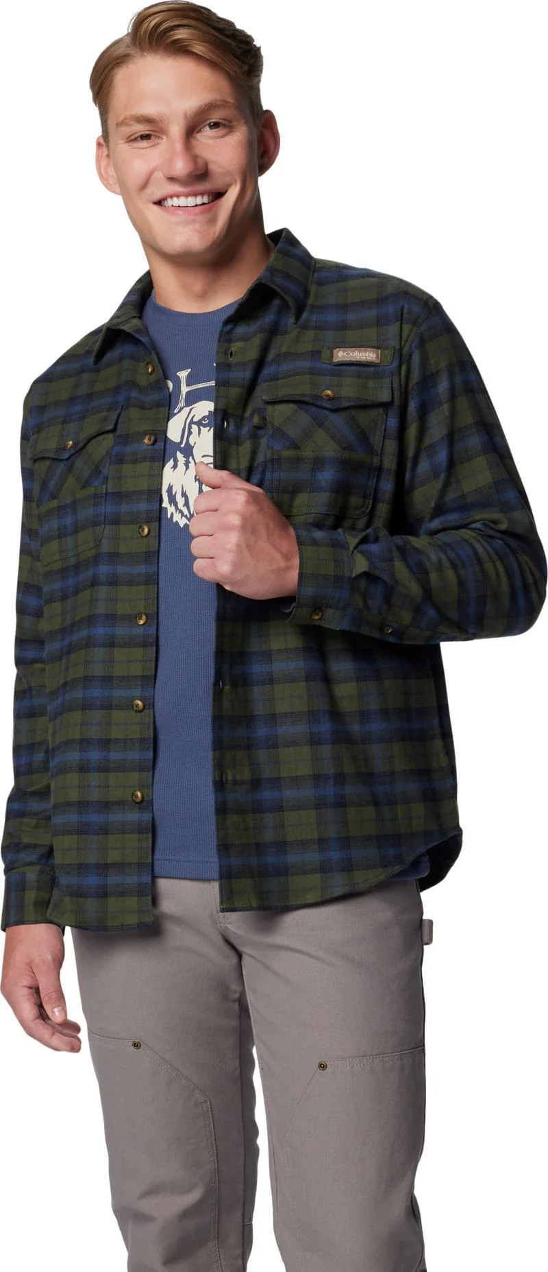 Roughtail Stretch Flannel LS - Mens - Image 18