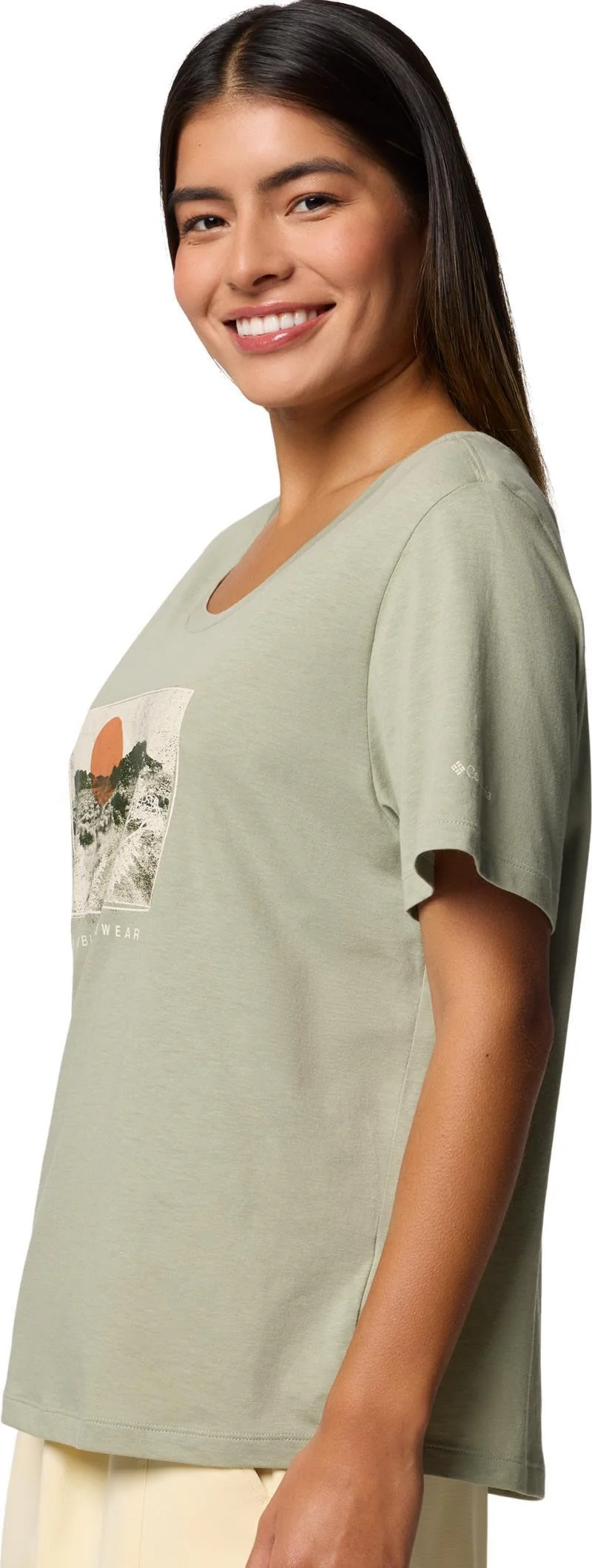 Ruby Springs Graphic Scoop Neck SS - Womens - Image 11