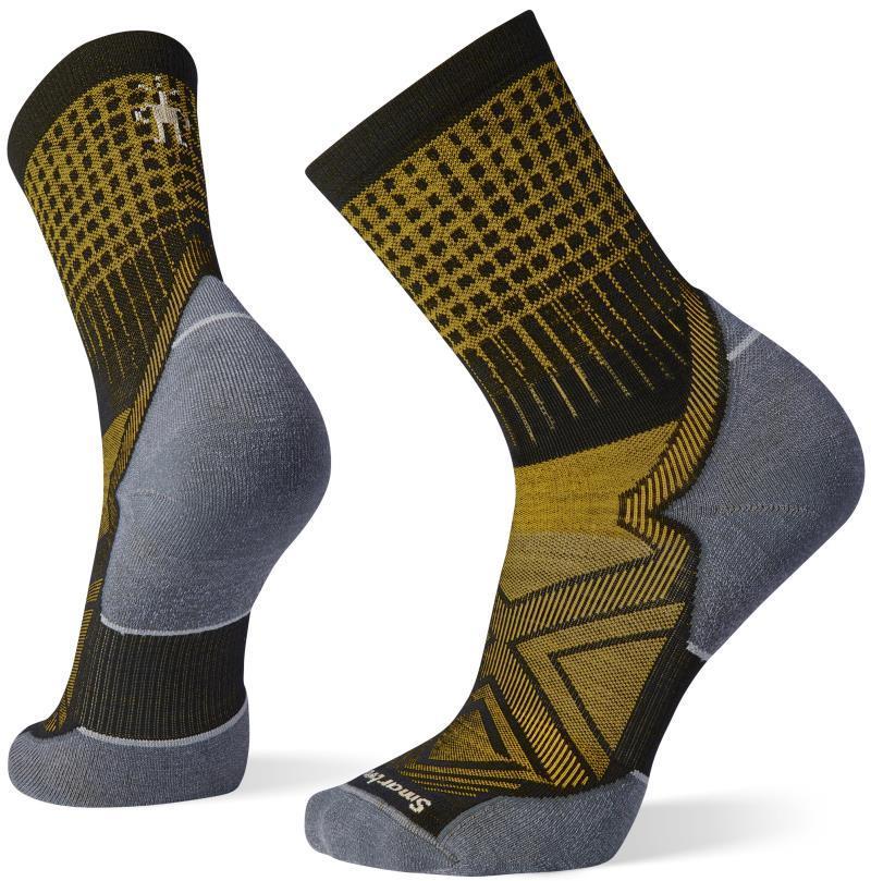 Run Targeted Cushion Pattern Mid Crew Socks - Mens - Image 2
