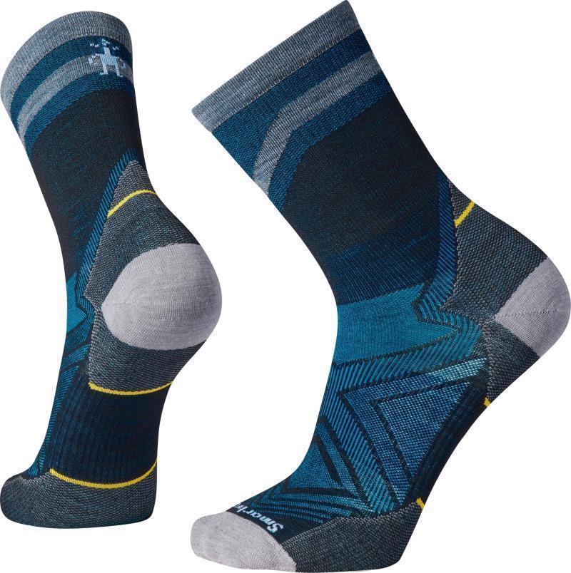 Run Zero Cushion Mid Crew Pattern Socks - Mens