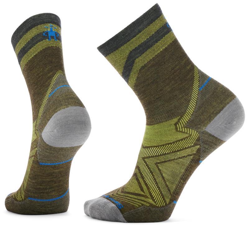 Run Zero Cushion Mid Crew Pattern Socks - Mens - Image 6