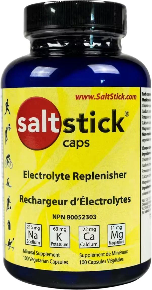 SaltStick Caps - Electrolyte Replenisher - 100ct