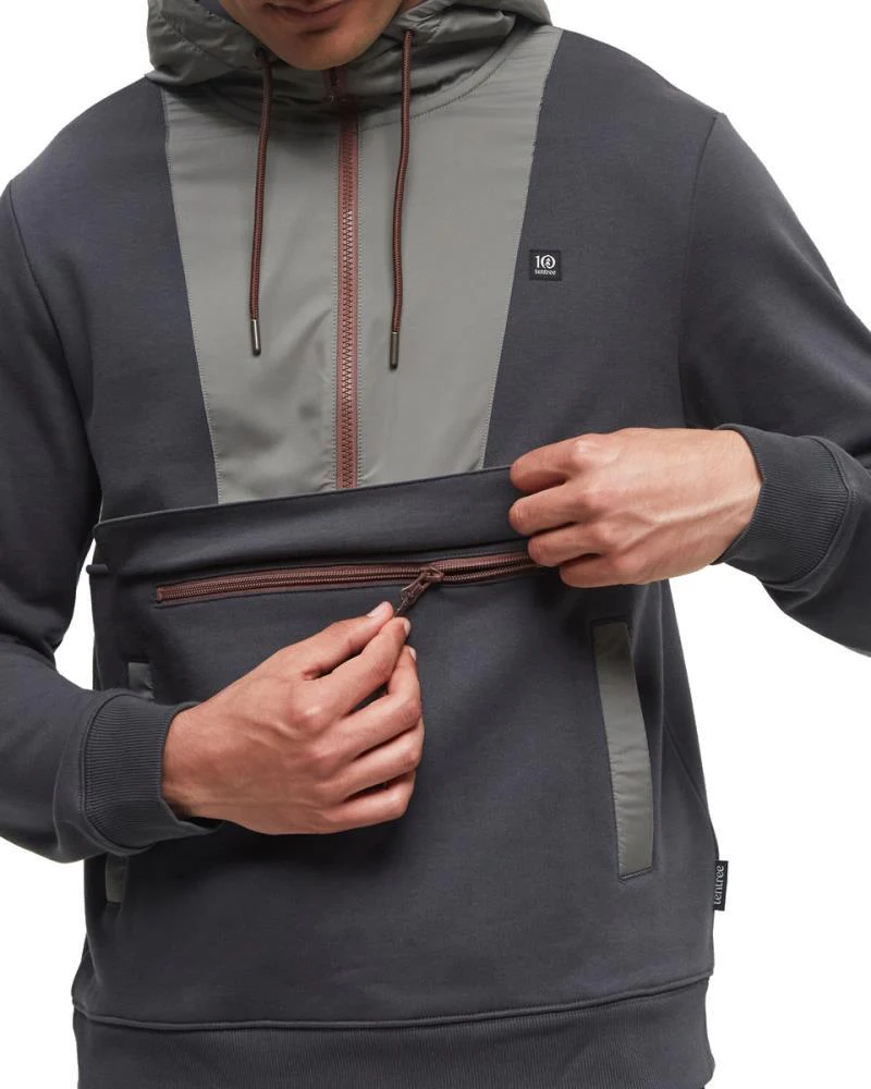 SeaFleece Contrast Anorak Hoodie - Mens - Image 3