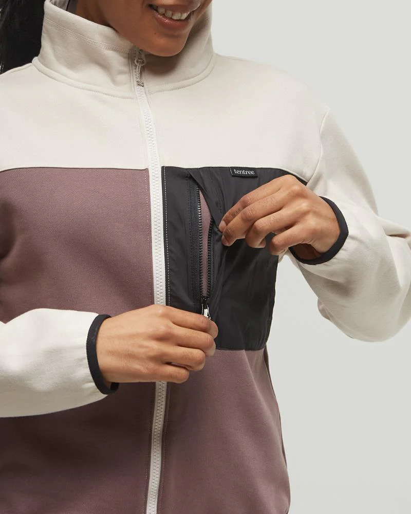 SeaFleece Contrast Full Zip - Womens - Image 8