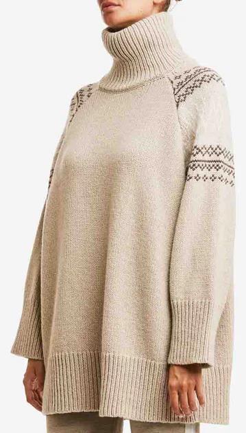 Setesdal Turtleneck Oversized Sweater - Womens - Image 2