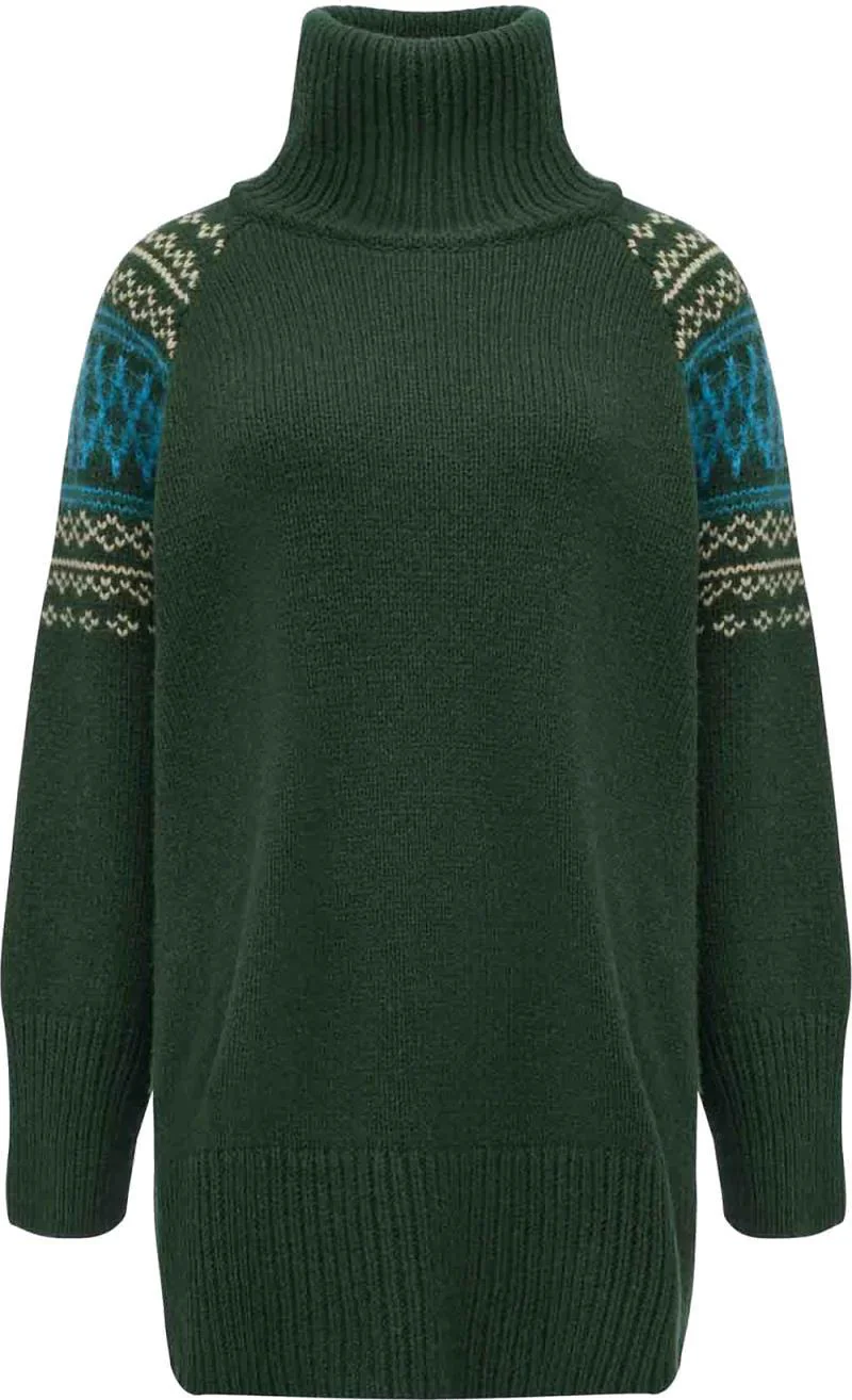 Setesdal Turtleneck Oversized Sweater - Womens - Image 4