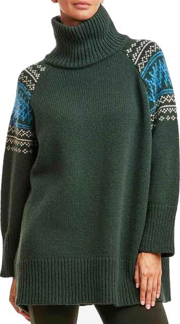 Setesdal Turtleneck Oversized Sweater - Womens - Image 5