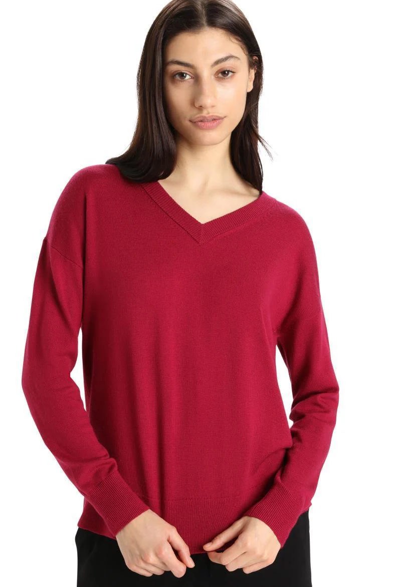 Shearer V-Neck Sweater - Womens - Image 13