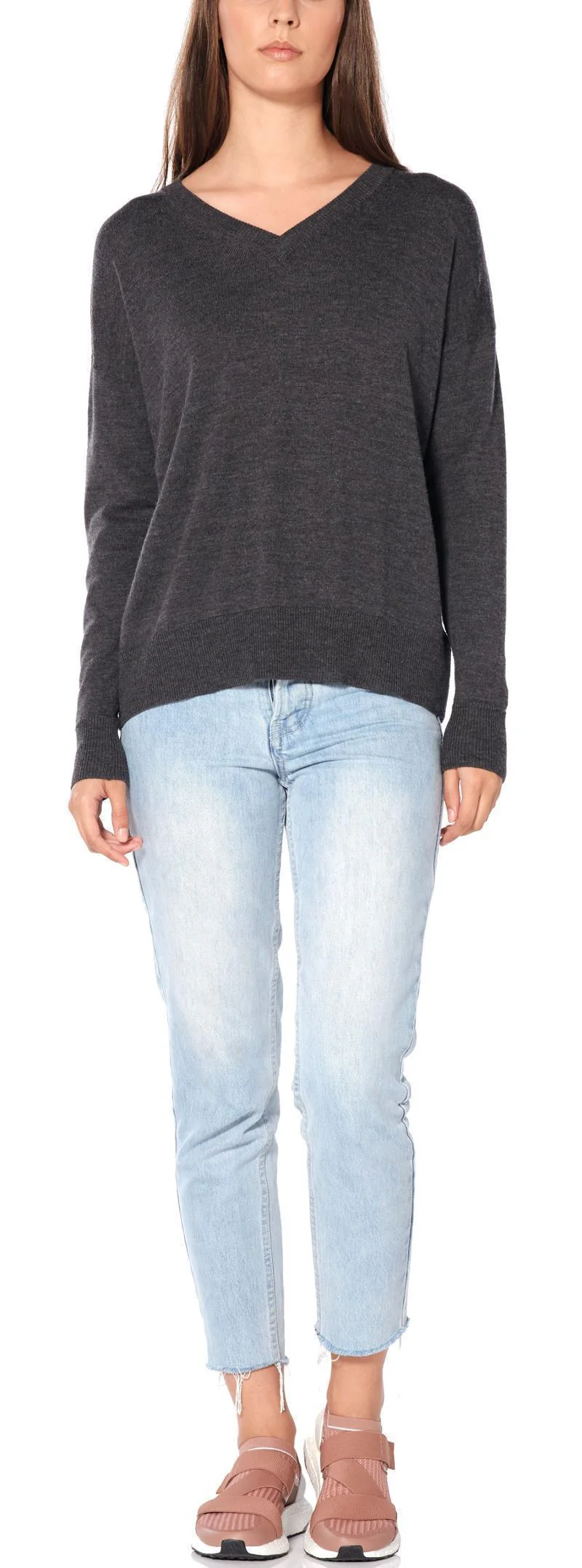 Shearer V-Neck Sweater - Womens - Image 4