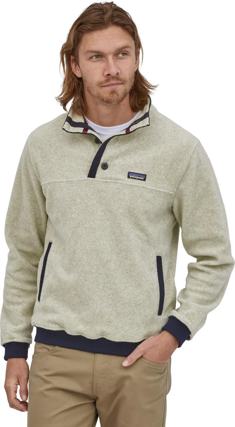 Shearling Button Pullover - Mens - Image 8