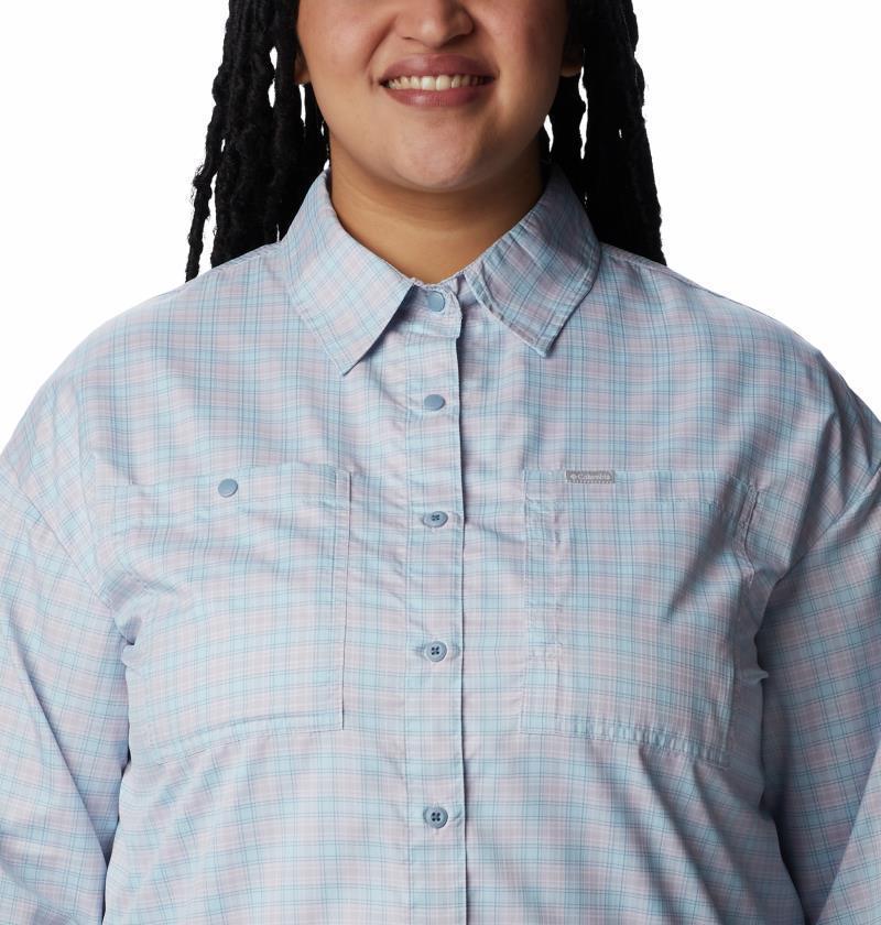 Silver Ridge Utility Patterned LS Shirt, Extended - Womens - Image 10