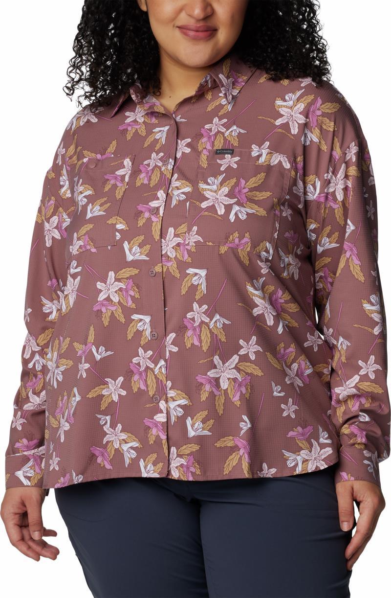 Silver Ridge Utility Patterned LS Shirt, Extended - Womens - Image 16