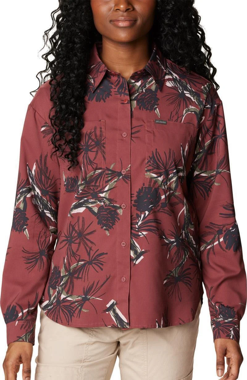 Silver Ridge Utility Patterned LS Shirt, Extended - Womens - Image 25