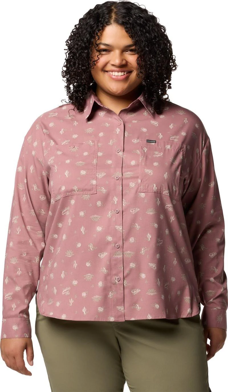 Silver Ridge Utility Patterned LS Shirt, Extended - Womens - Image 30