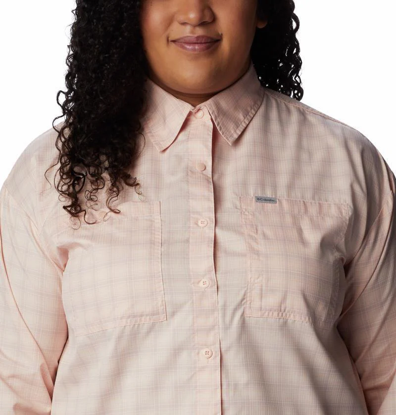 Silver Ridge Utility Patterned LS Shirt, Extended - Womens - Image 5