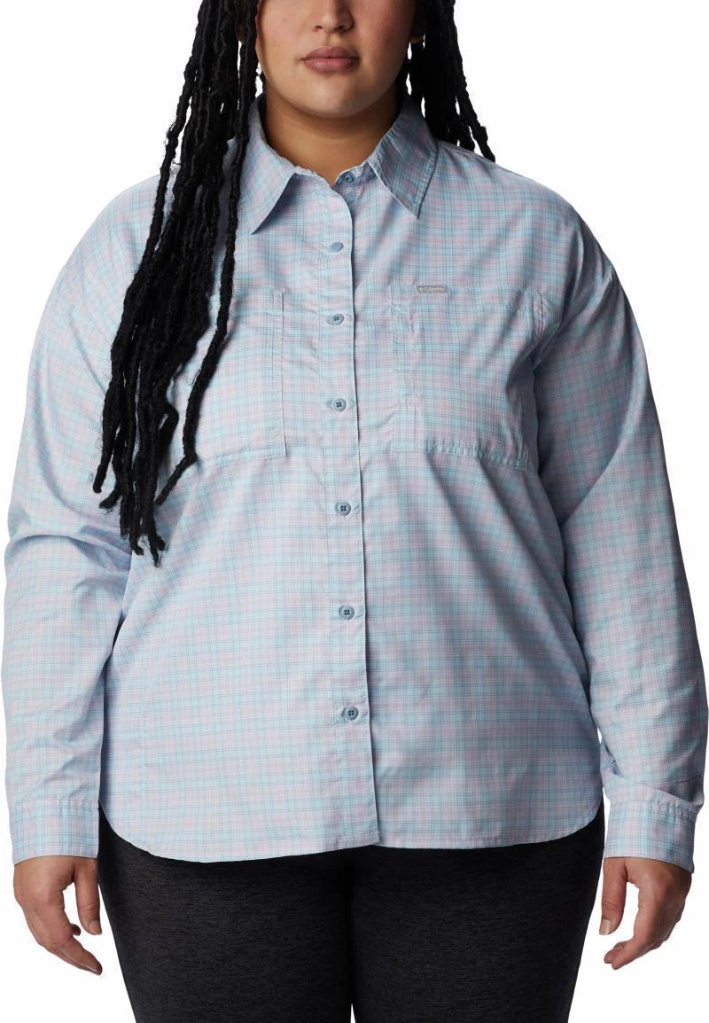 Silver Ridge Utility Patterned LS Shirt, Extended - Womens - Image 6