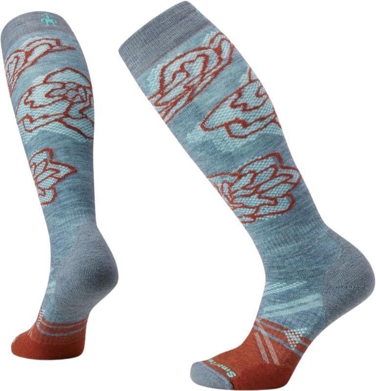 Ski Full Cushion Pattern Over The Calf Socks - Womens - Image 2