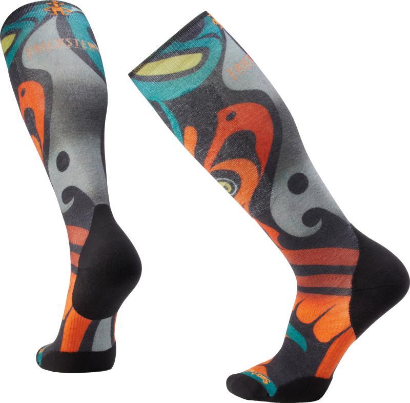 Ski Targeted Cushion Trickster Print Over The Calf Socks - Mens