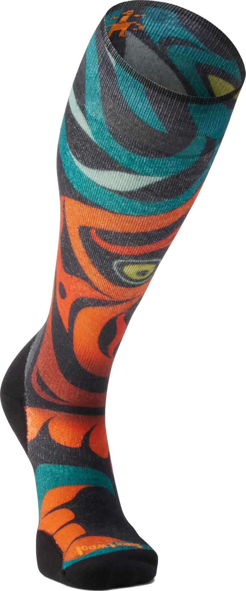 Ski Targeted Cushion Trickster Print Over The Calf Socks - Mens - Image 2