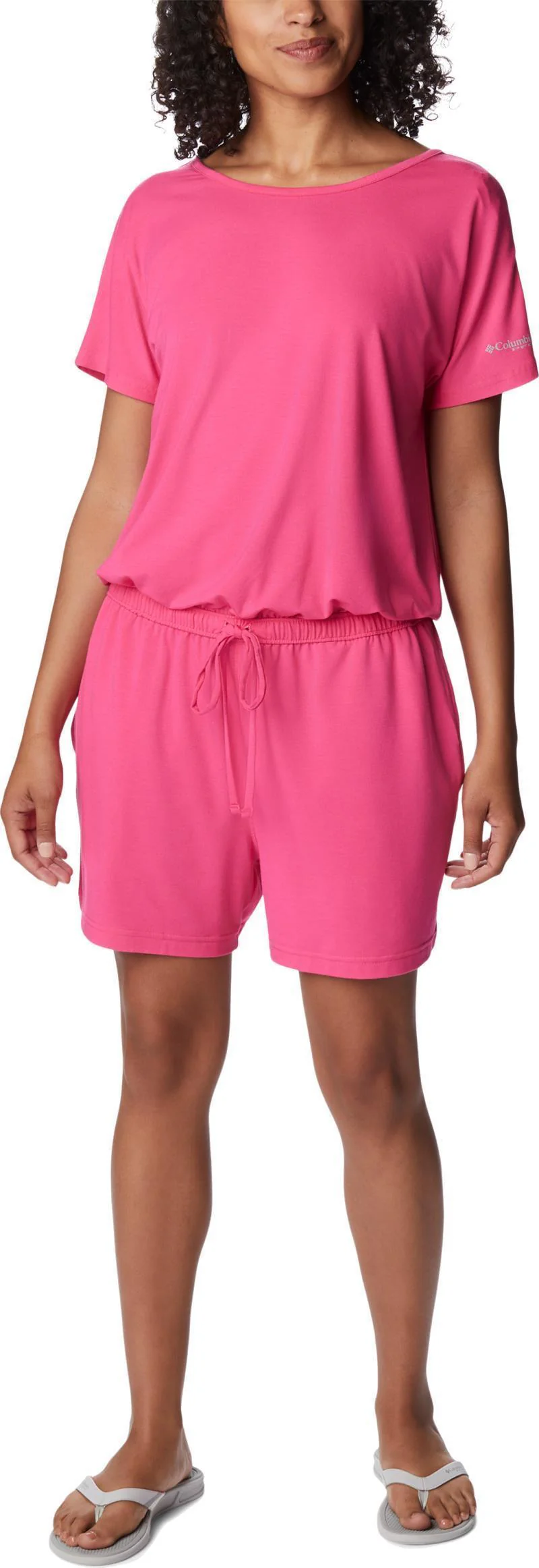 Slack Water Knit Romper, 4" Inseam - Womens - Image 19